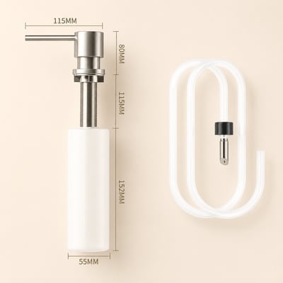 日向 ｜不銹鋼按壓皂液瓶 / 瓶裝式 / 桶裝延長管式 - ST-050H / ST-050S4