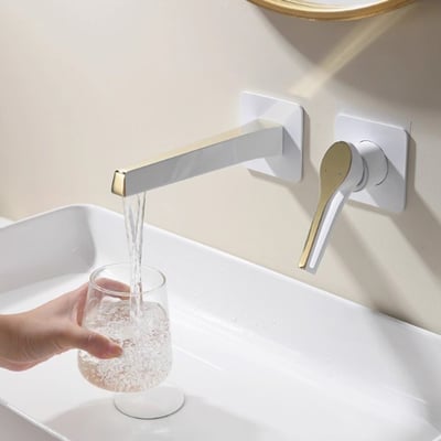 DE系列 - 埋牆 / 壁掛式面盆龍頭 - D706411