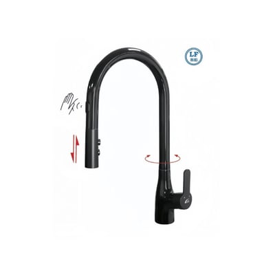 不銹鋼感應式廚房伸縮龍頭3