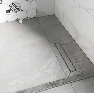 304 不銹鋼 - 隱形地板集水槽 / 地板排水槽 / 內嵌磁磚排水槽 / 隱形地排 - ST-10052-15