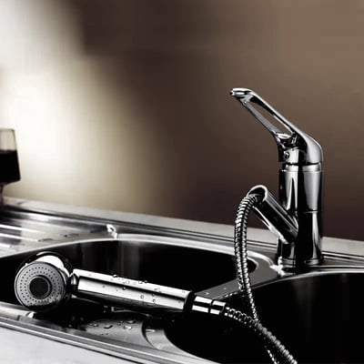 DE系列 - 矮款抽拉式陽台龍頭 / 雙切換 - Y648252