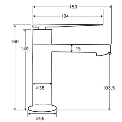 DE . 面盆龍頭 CH10370018