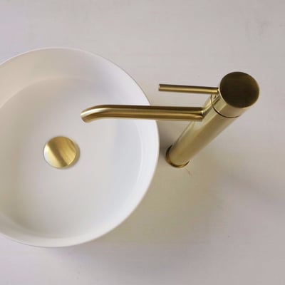 DE. - 金色毛絲面龍頭 HUPI2561103