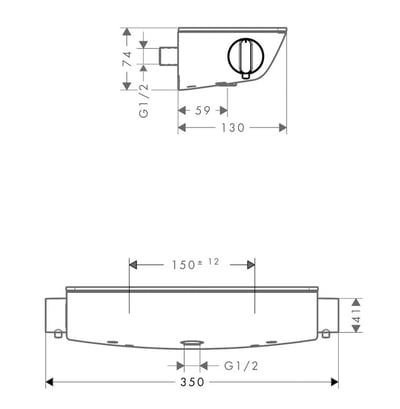 德國 - Hansgrohe Ecostat Select 漢斯格雅-設計獎恆溫龍頭13161400 - 頂級工藝「預購」3