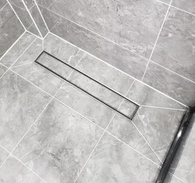 304 不銹鋼 - 隱形地板集水槽 / 地板排水槽 / 內嵌磁磚排水槽 / 隱形地排 - ST-10052-14