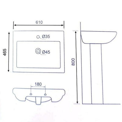 MRBEAR - NEW!!單孔面盆組 / P-1181B2