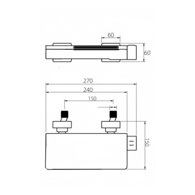 DE. / IDEAVIT 瀑境平台浴缸龍頭 -  LD-711.1R36