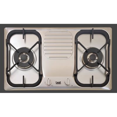 不鏽鋼雙口高效能瓦斯爐GH73001