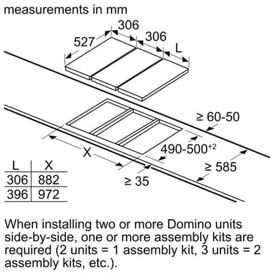 BOSCH-6系列 Domino感應爐 30 cm-PIB375FB1E6
