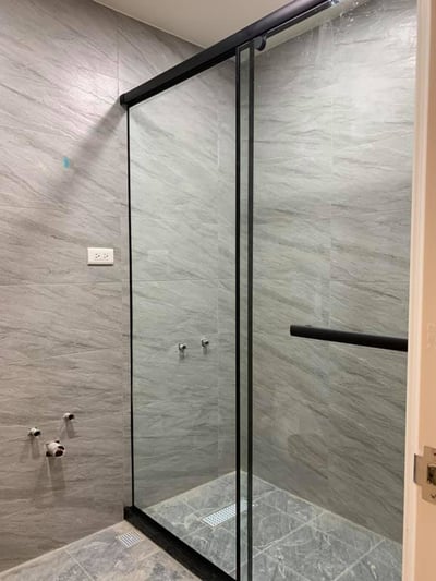 淋浴拉門乾溼分離 - 一字無框內開/外開 JC-006B4