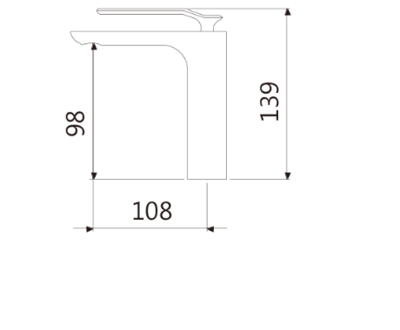 T.A.P. - 面盆龍頭(髮絲黑) / TAP-1005752
