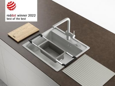 瑞士 FRANKE 不鏽鋼水槽 Maris Quiet 不鏽鋼廚房水槽-MQX 110-823