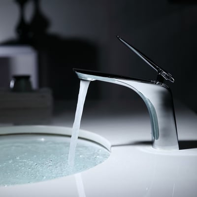 DE . 弧面特殊腰身設計面盆龍頭  DH-6301.2-S1