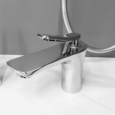 德國DE. - 白色主體撞色面盆龍頭  LD-1017.22