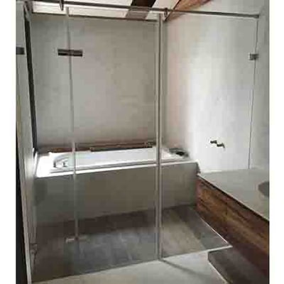 淋浴拉門乾溼分離 - 一字無框內開/外開 JC-0021