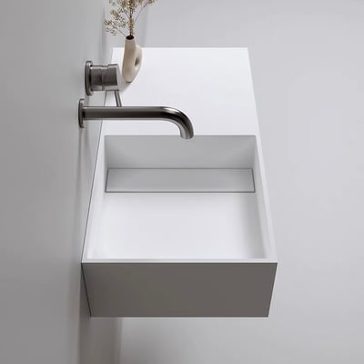 IDEAVIT - 人造石手工製長型掛盆 K-202A-T-SN3