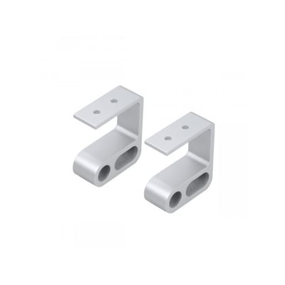 DAY&DAY 日日 - 上櫃用掛桿固定座-霧面 / 一對 2500-2 / 中通 25002