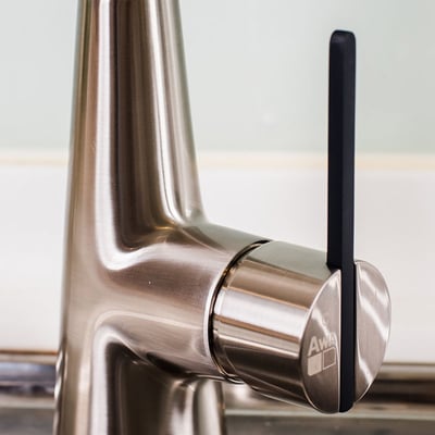 FLEAKER廚房無鉛伸縮龍頭-絲光鍍鎳 - EA-211-N2