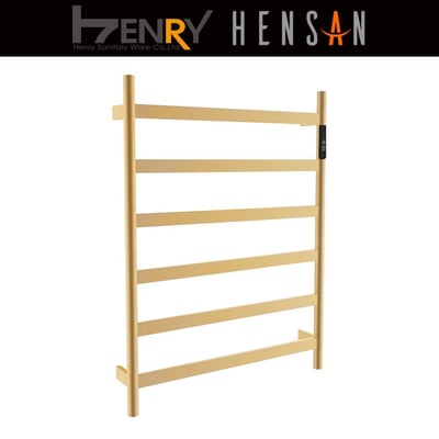 HENSAN - 智能電熱毛巾桿 / F-2405-BG(拉絲金)2