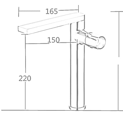 Ideavit 荷蘭 品牌 - 極簡現代舞動龍頭 - ID-73054S-10-PCB17