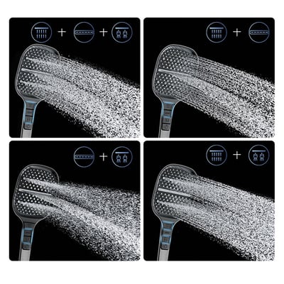 IDEAVIT - 按鍵式混和瀑布龍頭 - D-70099-K-T17