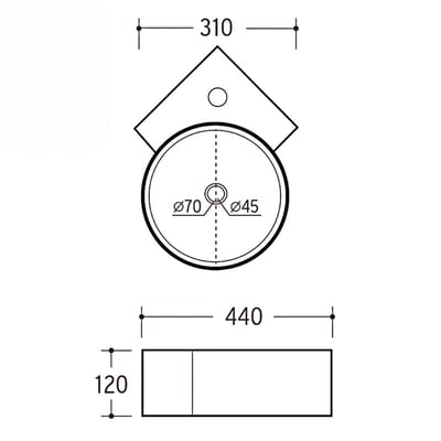 CASSIDO - 壁掛式面盆全系列  /  BW-003 ~ 006 / BW-008 / L112~4-16