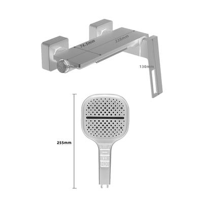 IDEAVIT - 按鍵式混和瀑布龍頭 - D-70099-K-T19
