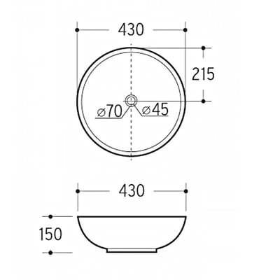Cassido - 檯上盆 - 藝術盆系列 / B-201 B-202 B-203 B-2042