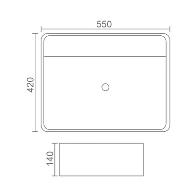 MRBEAR - 檯上盆 / PMA-1023-552