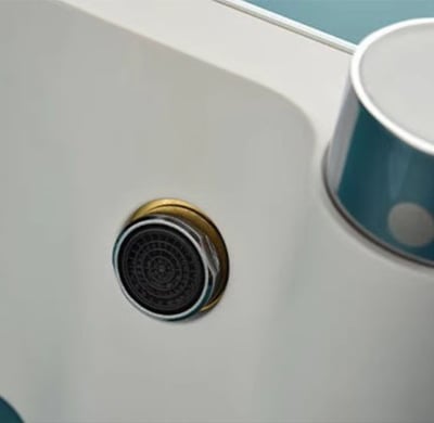 IDEAVIT - 玻璃檯面旋鈕式淋浴龍頭 - Y203067