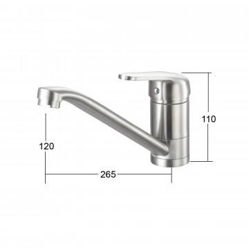 Day&Day - 304不鏽鋼廚房無鉛龍頭 / ED-KS835072