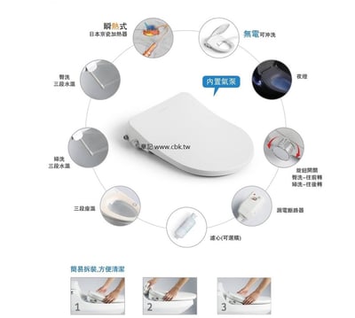 KARAT - KW-204 Simple+電腦馬桶座3