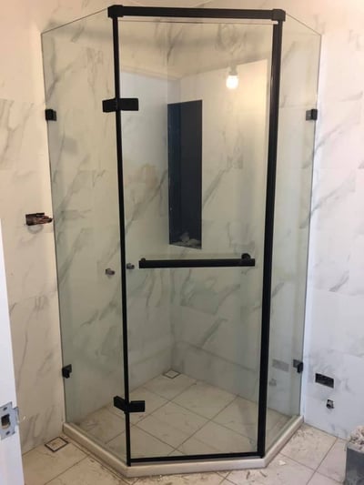 淋浴拉門乾溼分離 - 一字無框內開/外開 JC-006B8