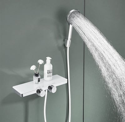 IDEAVIT - 玻璃檯面旋鈕式淋浴龍頭 - Y203061