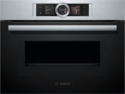 BOSCH-8系列 精巧型嵌入式微波烤箱 60 x 45 cm 經典銀-CMG636BS11