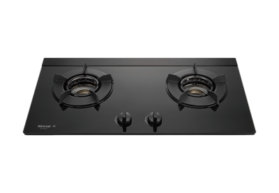 檯面式內焰玻璃雙口爐-RB-N218G(B)1