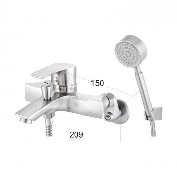 Day&Day - 304不鏽鋼沐浴無鉛龍頭組 / ED-HS4018-01 ED-HS4017A-01 ED-HS28761 ED-HS287634