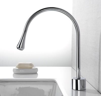 DE - 鵝頸龍頭 - 水滴型造型面盆龍頭 - G.8.56594