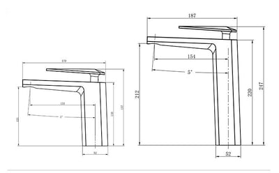 DE - 跳色系面盆龍頭 - GC - 790117