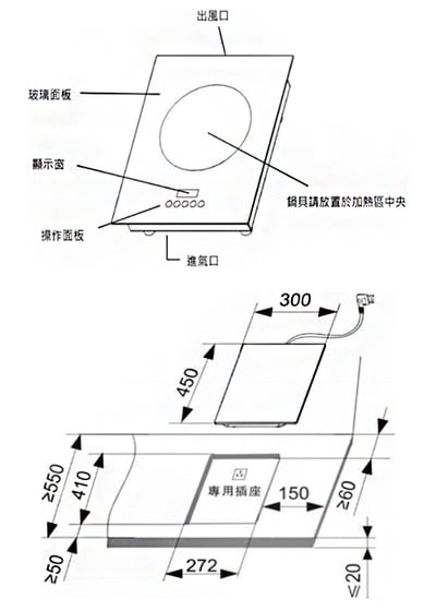 IH智慧感應單口爐-RB-1131H2