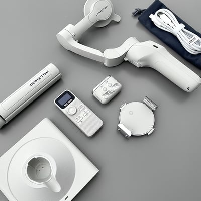 ｜COMITOK｜MOGO手機三軸穩定器｜簡配｜大全配｜Dockkit AI 智慧追蹤｜3