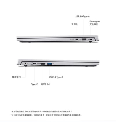 ｜輕薄筆電｜Acer 宏碁 15.6吋Core 3(Aspire Lite/AL15-36P-38B1/Core 3-N350/8G/512G/W11)7