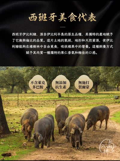 ｜品好物｜黃金6兩｜西班牙伊比利松阪豬｜3