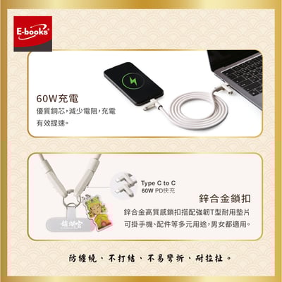 ｜E-books｜鎮瀾宮保庇三合一清涼組｜【台灣製造】10000mAh固態不燃燒行動電源｜100段製冷摺疊頸掛手持風扇｜Type C快速充電傳輸二合一手機掛繩18