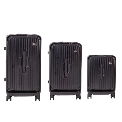 ｜MyTravel前程悅旅｜前開式胖胖箱｜水泥灰｜草綠色｜溫柔粉｜暗夜黑｜28吋再送一個旅行收納包12