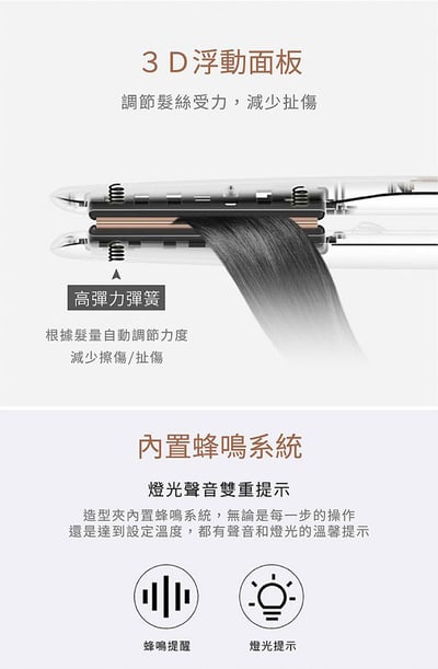 ｜TYMO｜SWAY 智慧造型夾｜奈米鈦板｜MCH技術｜觸摸面板｜夢幻粉｜經典黑9