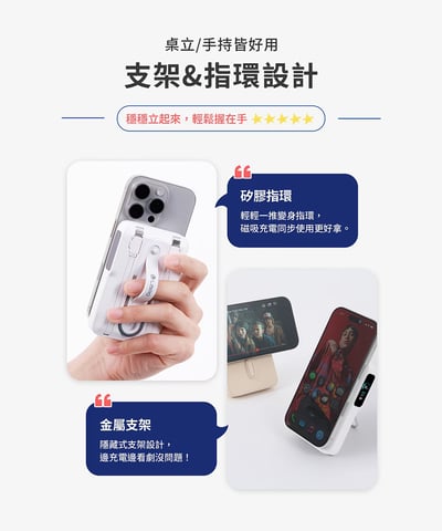 ｜LaPO｜Qi2 15W磁吸無線充行動電源｜38.5Wh具Wh標示｜六合一設計｜小電流模式｜快充自帶線15