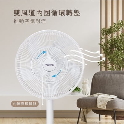 ｜ACORE｜14吋雙風道循環立扇｜五片飛刀葉片｜買一送一｜2