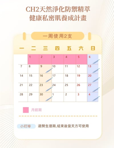 ｜CH2｜天然淨化精萃｜私密防禦淨潤版｜一盒5入｜12