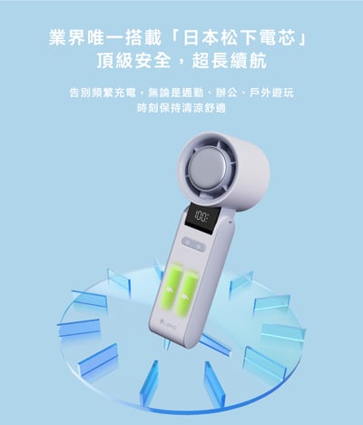 ｜LaPO｜製冷高速可折疊隨身風扇 LF-C01｜13